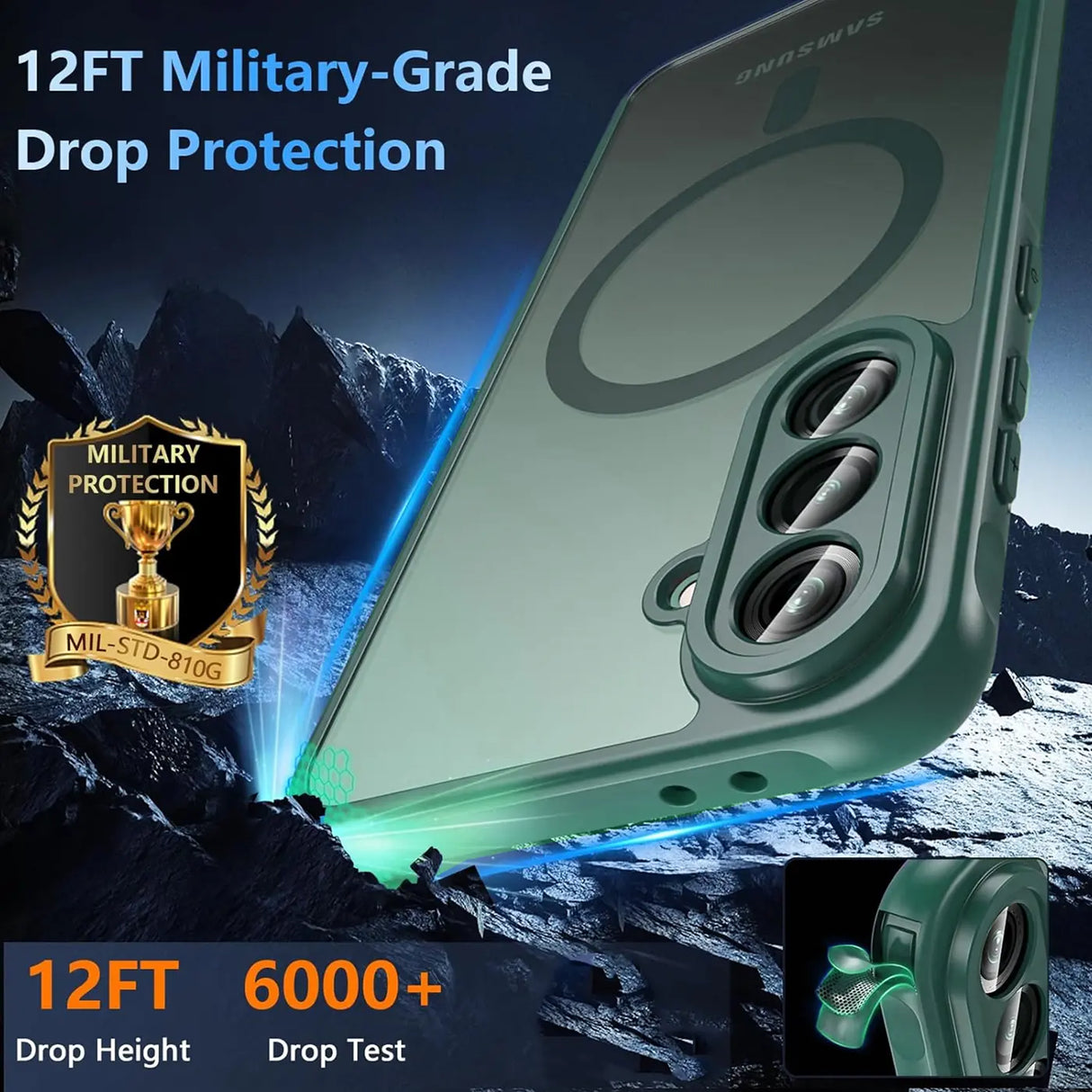 Samsung Galaxy A56 5G Hülle mit MagSafe, stoßfestem TPU-Material, erhöhter Kameraschutz und schlankem Design in verschiedenen Farben