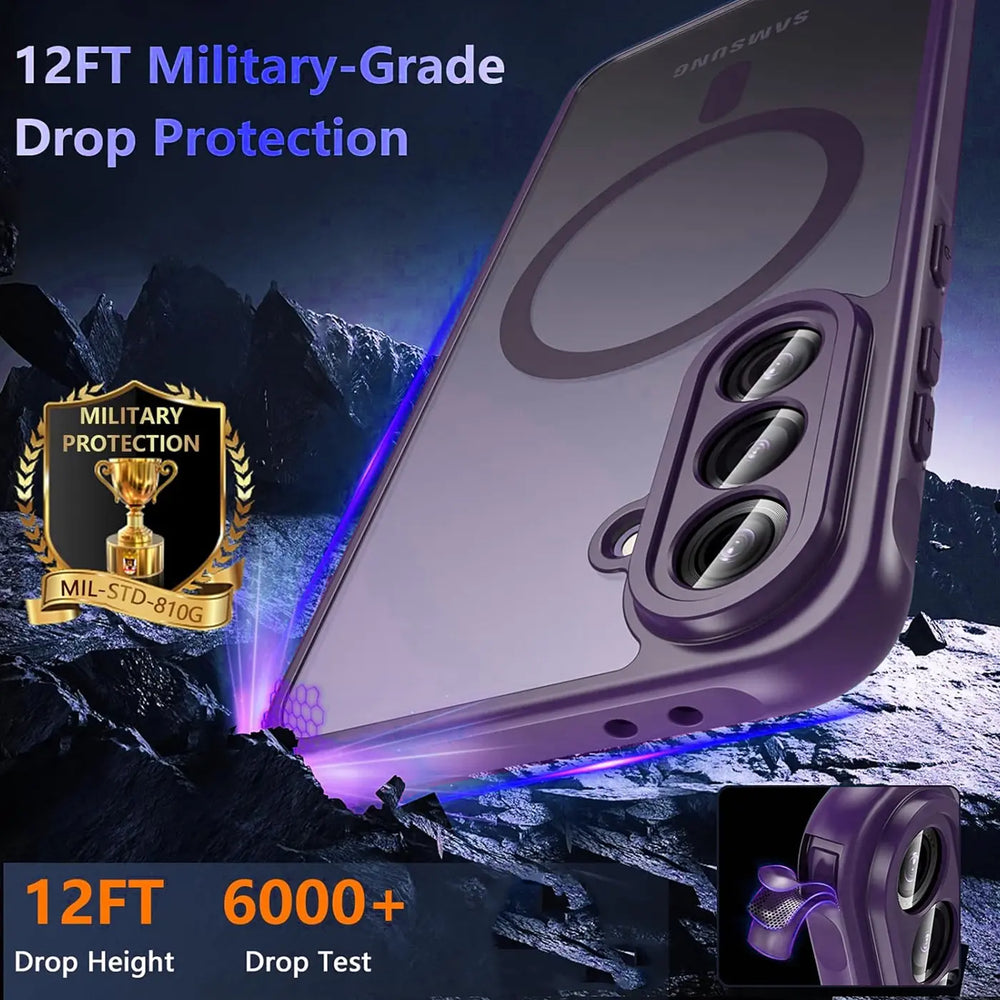 Samsung Galaxy A56 5G Hülle mit MagSafe, stoßfestem TPU-Material, erhöhter Kameraschutz und schlankem Design in verschiedenen Farben