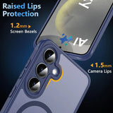 Samsung Galaxy S24 Hülle mit MagSafe, stoßfestem TPU-Material, erhöhter Kameraschutz und schlankem Design in verschiedenen Farben