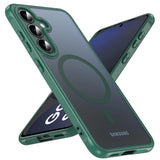 Samsung Galaxy S24 FE Hülle mit MagSafe, stoßfestem TPU-Material, erhöhter Kameraschutz und schlankem Design in verschiedenen Farben