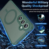 Samsung Galaxy S24 FE Hülle mit MagSafe, stoßfestem TPU-Material, erhöhter Kameraschutz und schlankem Design in verschiedenen Farben