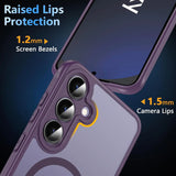 Samsung Galaxy S24 FE Hülle mit MagSafe, stoßfestem TPU-Material, erhöhter Kameraschutz und schlankem Design in verschiedenen Farben