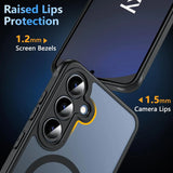 Samsung Galaxy S24 FE Hülle mit MagSafe, stoßfestem TPU-Material, erhöhter Kameraschutz und schlankem Design in verschiedenen Farben