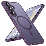 Samsung Galaxy S24 Hülle mit MagSafe, stoßfestem TPU-Material, erhöhter Kameraschutz und schlankem Design in verschiedenen Farben