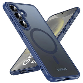 Samsung Galaxy S24 Plus Hülle mit MagSafe, stoßfestem TPU-Material, erhöhter Kameraschutz und schlankem Design in verschiedenen Farben