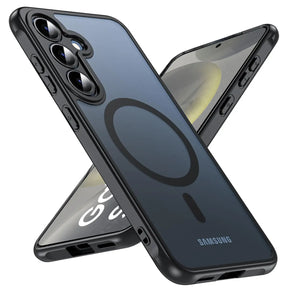 Samsung Galaxy S24 Plus Hülle mit MagSafe, stoßfestem TPU-Material, erhöhter Kameraschutz und schlankem Design in verschiedenen Farben