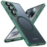 Samsung Galaxy S24 Ultra Hülle mit MagSafe, stoßfestem TPU-Material, erhöhter Kameraschutz und schlankem Design in verschiedenen Farben