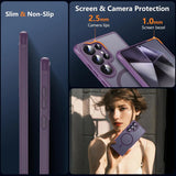 Samsung Galaxy S24 Ultra Hülle mit MagSafe, stoßfestem TPU-Material, erhöhter Kameraschutz und schlankem Design in verschiedenen Farben