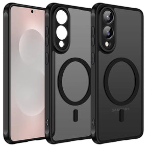 Samsung Galaxy S25 Edge Hülle mit MagSafe, stoßfestem TPU-Material, erhöhter Kameraschutz und schlankem Design in verschiedenen Farben