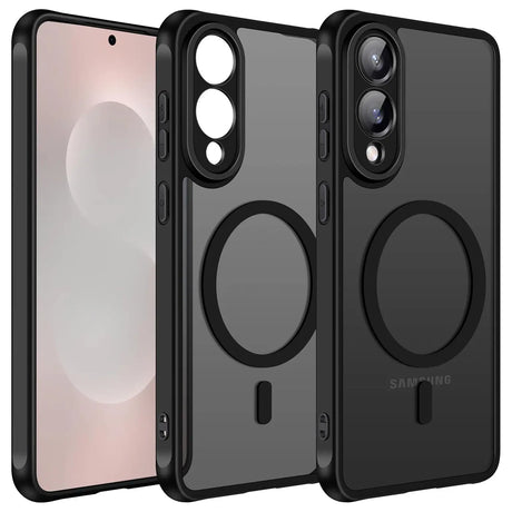 Samsung Galaxy S25 Edge Hülle mit MagSafe, stoßfestem TPU-Material, erhöhter Kameraschutz und schlankem Design in verschiedenen Farben