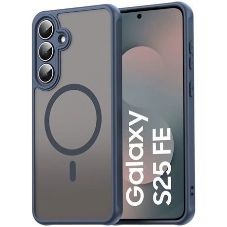 Samsung Galaxy S25 FE Hülle mit MagSafe, stoßfestem TPU-Material, erhöhter Kameraschutz und schlankem Design in verschiedenen Farben
