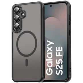 Samsung Galaxy S25 FE Hülle mit MagSafe, stoßfestem TPU-Material, erhöhter Kameraschutz und schlankem Design in verschiedenen Farben
