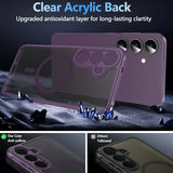 Samsung Galaxy S25 Hülle mit MagSafe, stoßfestem TPU-Material, erhöhter Kameraschutz und schlankem Design in verschiedenen Farben