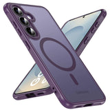 Samsung Galaxy S25 Plus Hülle mit MagSafe, stoßfestem TPU-Material, erhöhter Kameraschutz und schlankem Design in verschiedenen Farben