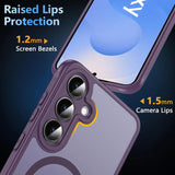 Samsung Galaxy S25 Plus Hülle mit MagSafe, stoßfestem TPU-Material, erhöhter Kameraschutz und schlankem Design in verschiedenen Farben