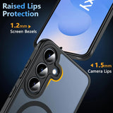 Samsung Galaxy S25 Plus Hülle mit MagSafe, stoßfestem TPU-Material, erhöhter Kameraschutz und schlankem Design in verschiedenen Farben