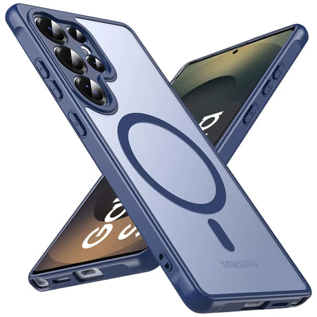 Samsung Galaxy S25 Ultra Hülle mit MagSafe, stoßfestem TPU-Material, erhöhter Kameraschutz und schlankem Design in verschiedenen Farben