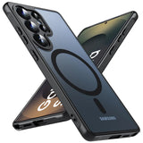 Samsung Galaxy S25 Ultra Hülle mit MagSafe, stoßfestem TPU-Material, erhöhter Kameraschutz und schlankem Design in verschiedenen Farben