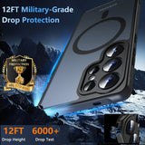 Samsung Galaxy S25 Ultra Hülle mit MagSafe, stoßfestem TPU-Material, erhöhter Kameraschutz und schlankem Design in verschiedenen Farben