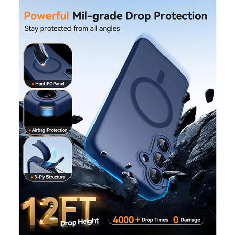 Samsung Galaxy Z Fold 7 Hülle mit MagSafe, stoßfestem TPU-Material, erhöhter Kameraschutz und schlankem Design in verschiedenen Farben