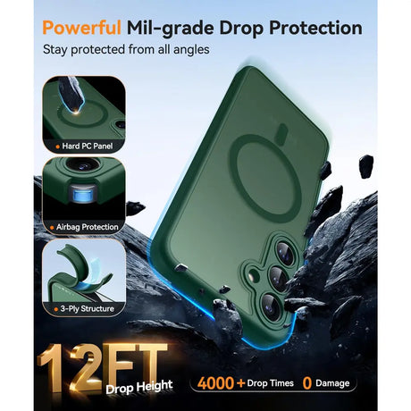 Samsung Galaxy Z Fold 7 Hülle mit MagSafe, stoßfestem TPU-Material, erhöhter Kameraschutz und schlankem Design in verschiedenen Farben