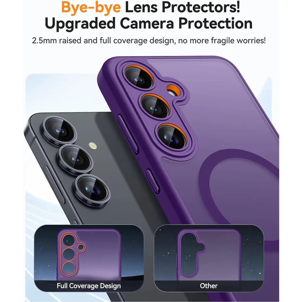 Samsung Galaxy Z Fold 7 Hülle mit MagSafe, stoßfestem TPU-Material, erhöhter Kameraschutz und schlankem Design in verschiedenen Farben