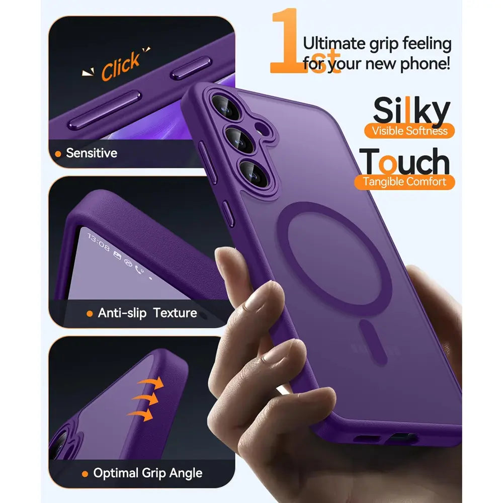 Samsung Galaxy Z Fold 7 Hülle mit MagSafe, stoßfestem TPU-Material, erhöhter Kameraschutz und schlankem Design in verschiedenen Farben