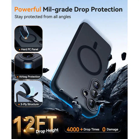 Samsung Galaxy Z Fold 7 Hülle mit MagSafe, stoßfestem TPU-Material, erhöhter Kameraschutz und schlankem Design in verschiedenen Farben