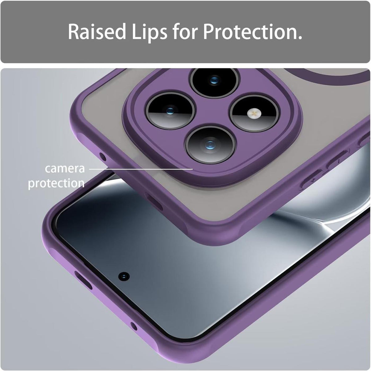 Xiaomi Redmi Note 15 Pro 5G - MagSafe Hülle mit Kameraschutz