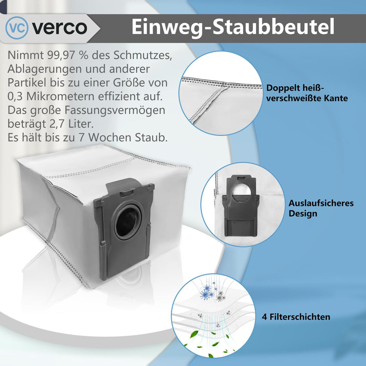 Saugroboter Zubehör Set für Dreame – Bürsten, Filter, Mopps