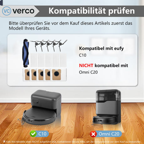 Zubehör-Set für Eufy RoboVac C10SET1555 / C10
