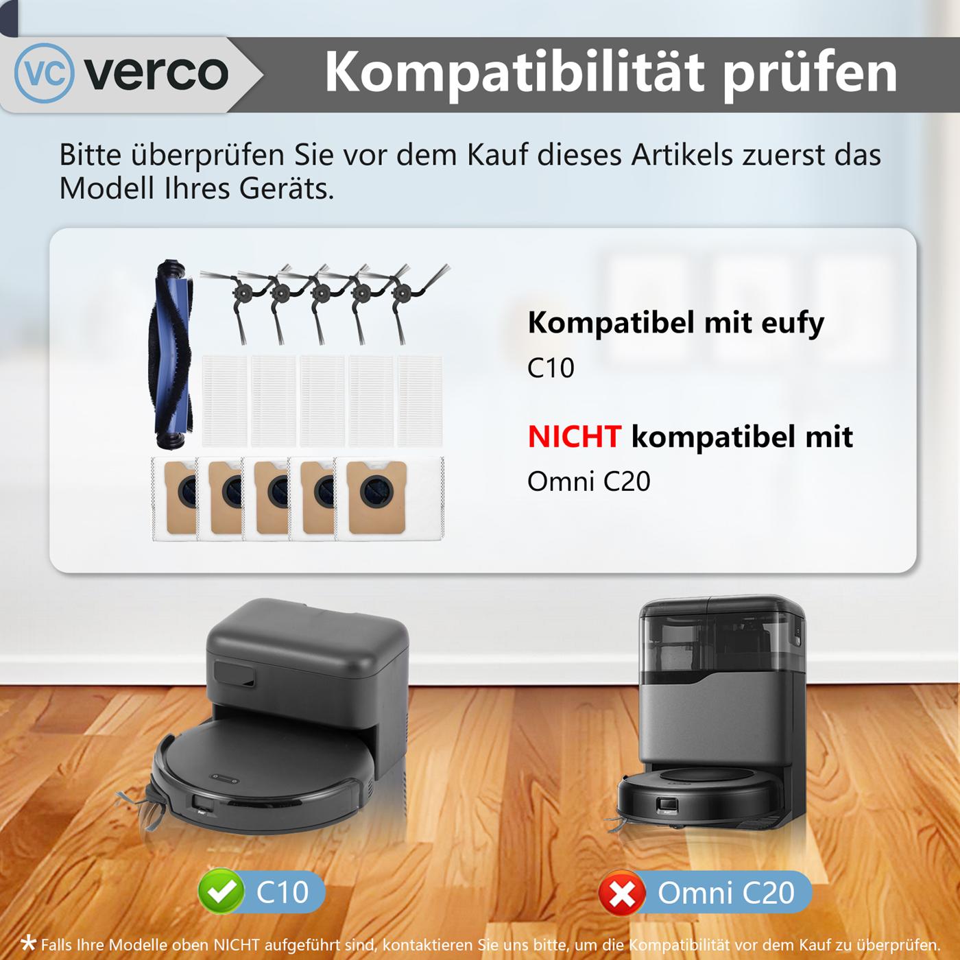 Saugroboter Zubehör Set – Für Eufy Modelle