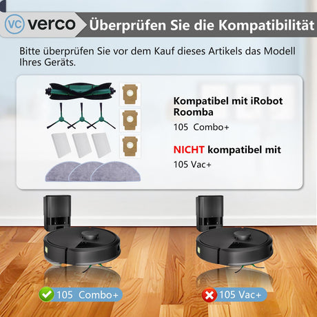 Zubehör-Set 13-teilig für iRobot Roomba 105 / 1333 / 105 13er Set
