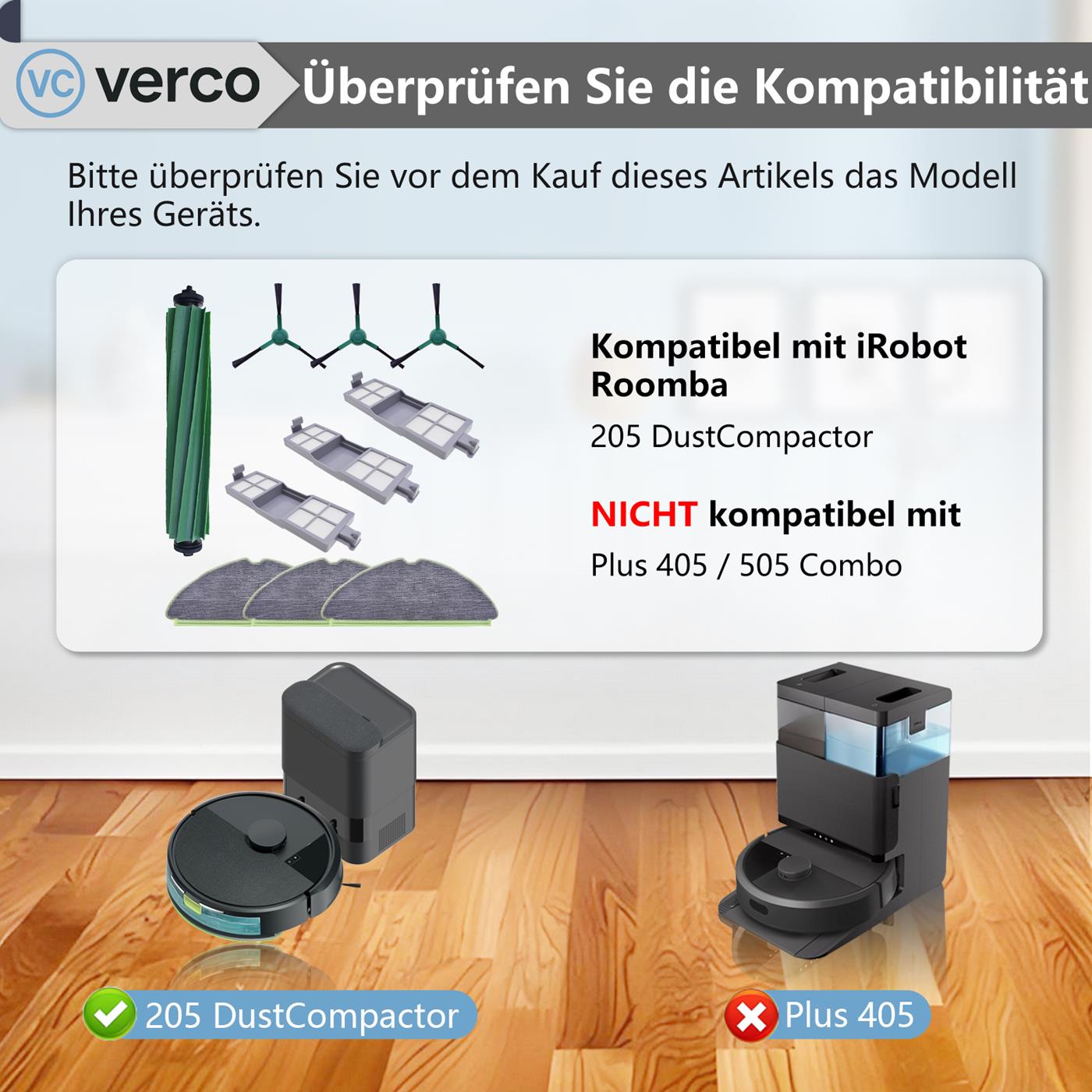 Saugroboter Zubehör Set – Für iRobot Roomba Modelle