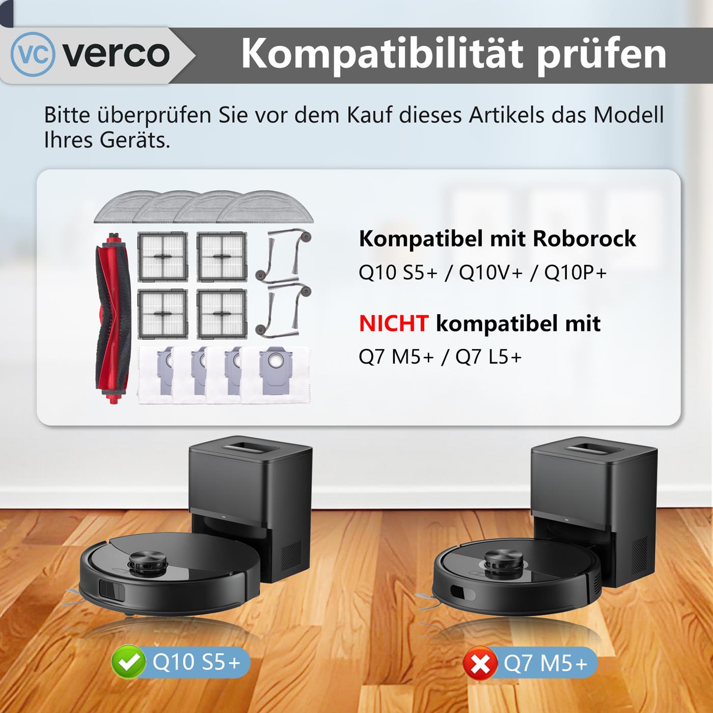 Saugroboter Zubehör Set – Für Roborock Modelle