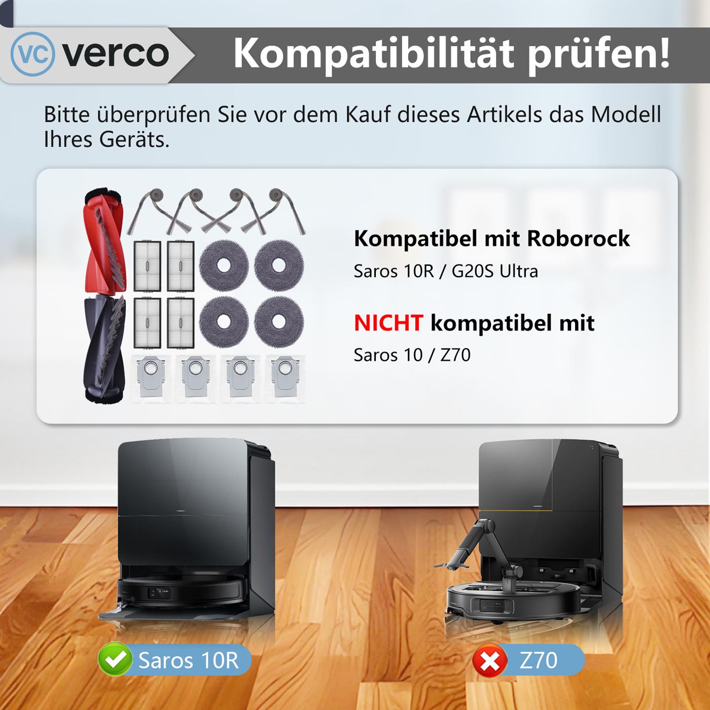 Saugroboter Zubehör Set – Für Roborock Modelle