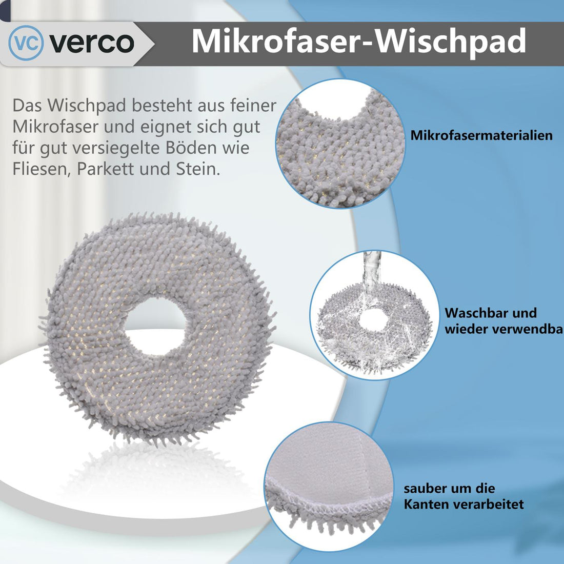 Wiederverwendbare Wischpads