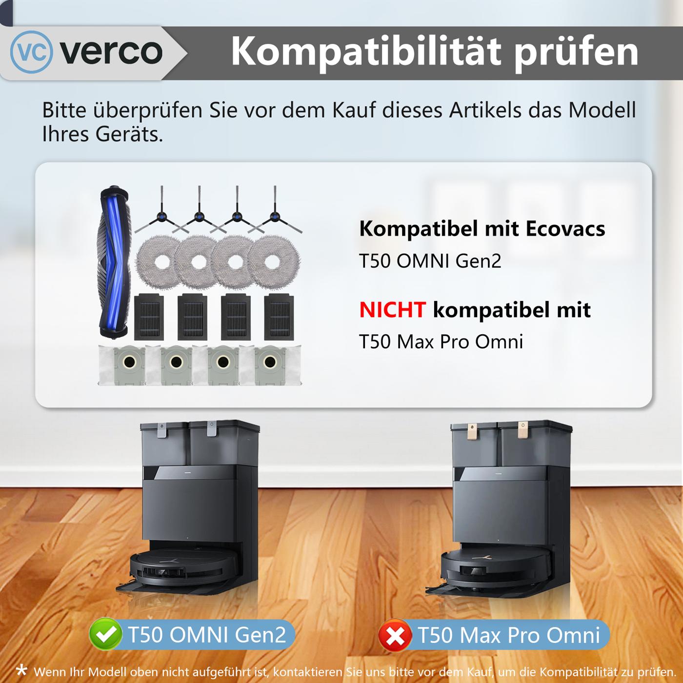 Saugroboter Zubehör Set für Ecovacs Deebot