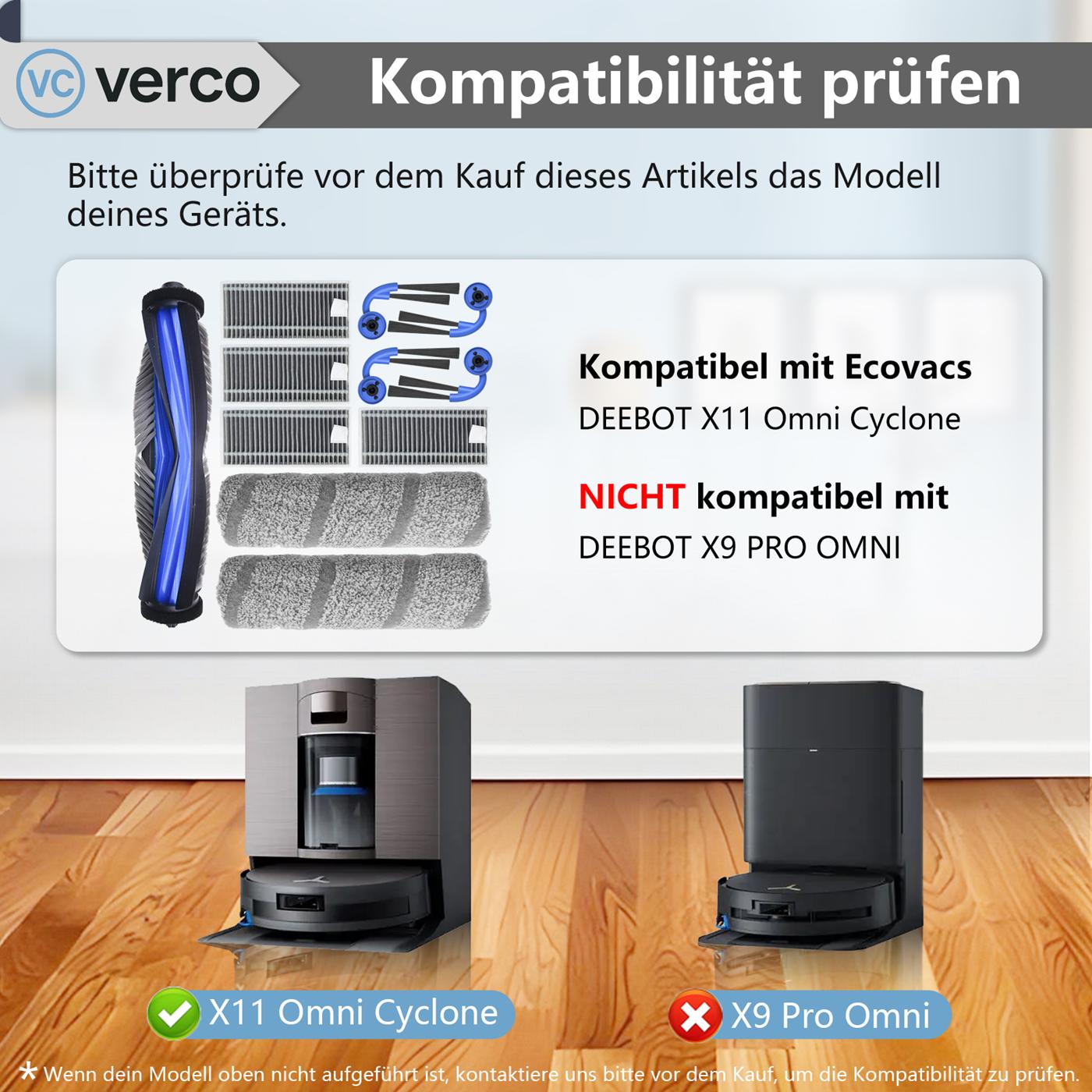 Saugroboter Zubehör Set für Ecovacs Deebot