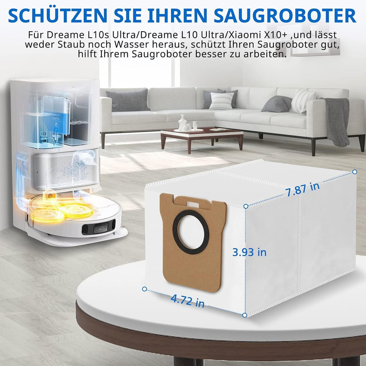Ersatzteile für Dreame Saugroboter – Filter, Bürsten & Wischtücher