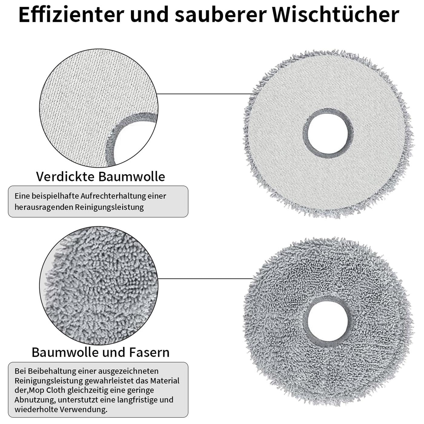 Ersatzteile für Dreame Saugroboter – Filter, Bürsten & Wischtücher