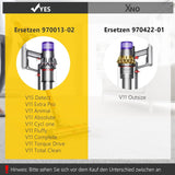 Ersatzfilter für Dyson Akkustaubsauger – V7 V8 V10 V11 V12 V15