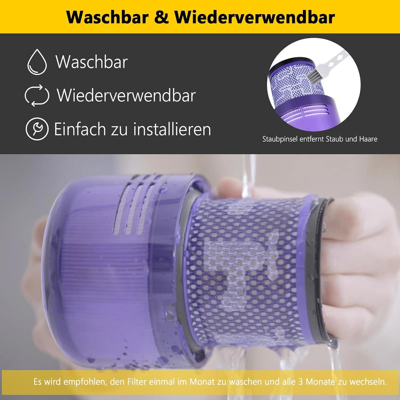 Staubsauger Ersatzfilter HEPA – für Dyson V-Serie