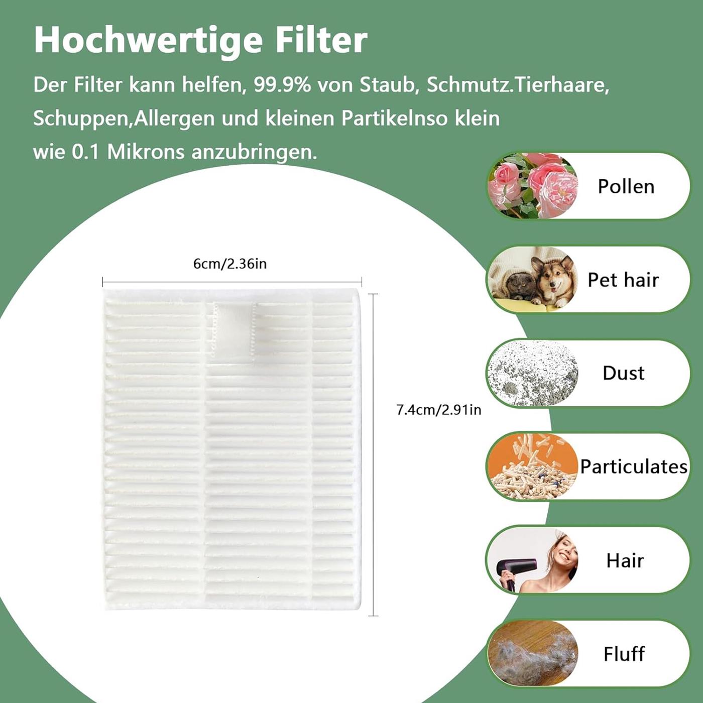 Saugroboter Zubehör Set – Für iRobot Roomba Modelle