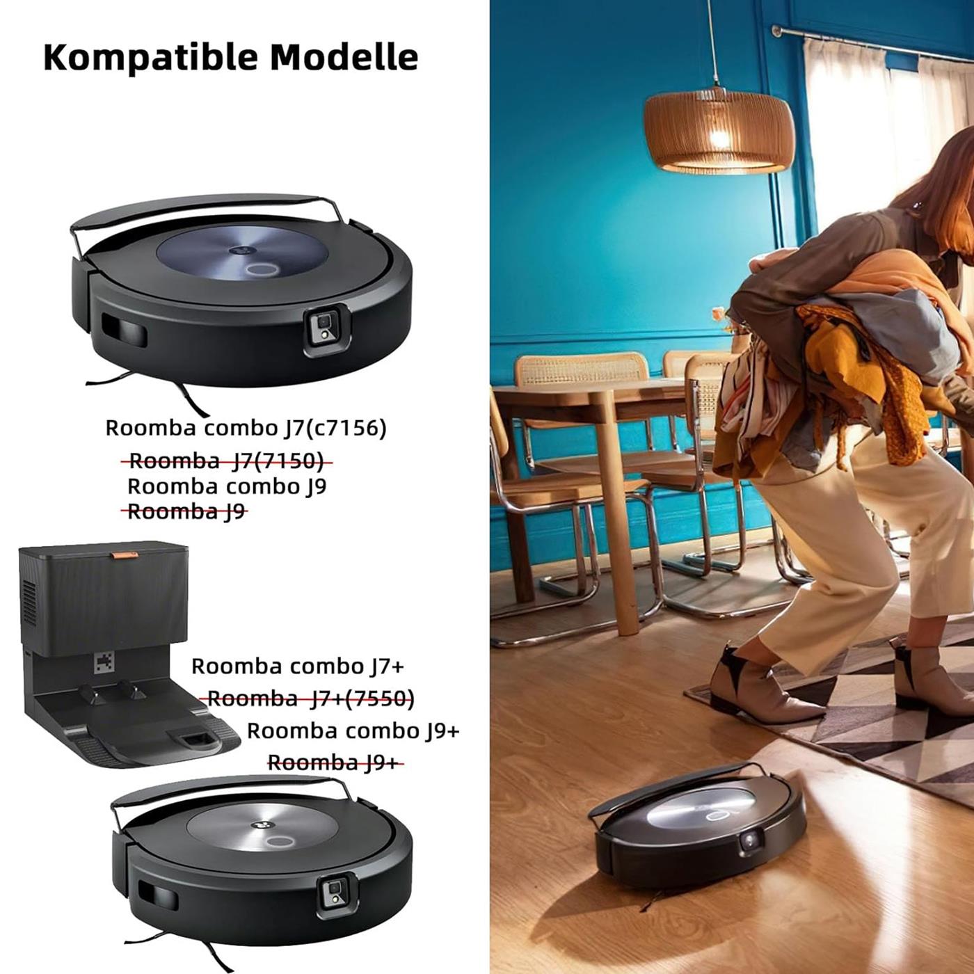 Saugroboter Zubehör Set – Für iRobot Roomba Modelle