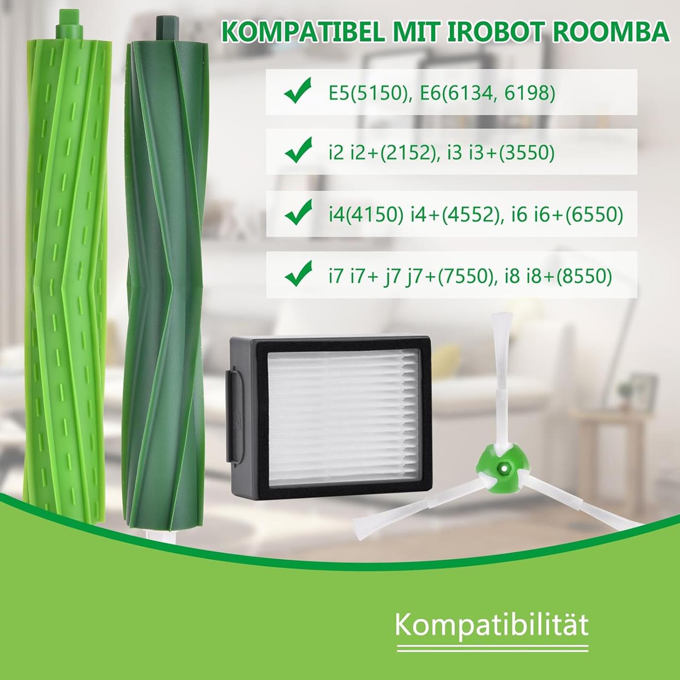 Saugroboter Zubehör Set – Für iRobot Roomba Modelle