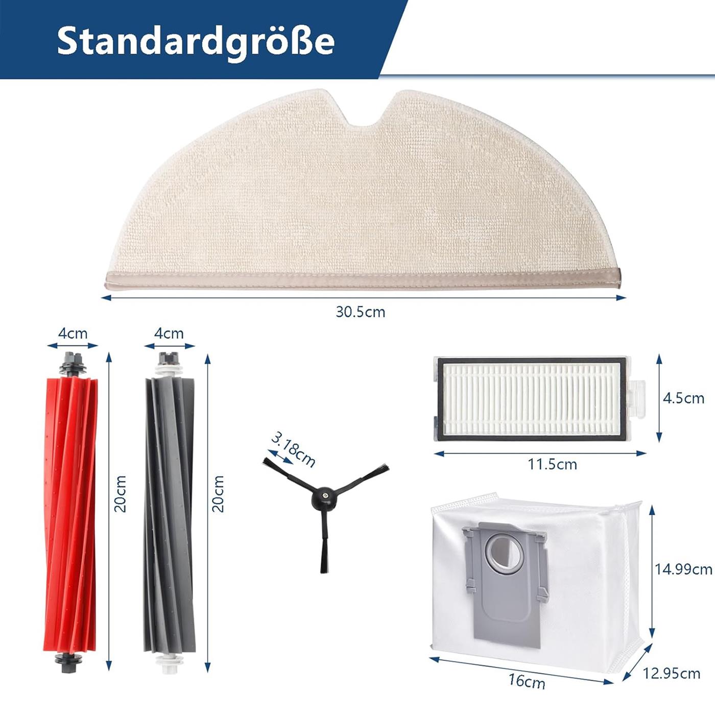 Saugroboter Zubehör Set – Für Roborock Modelle