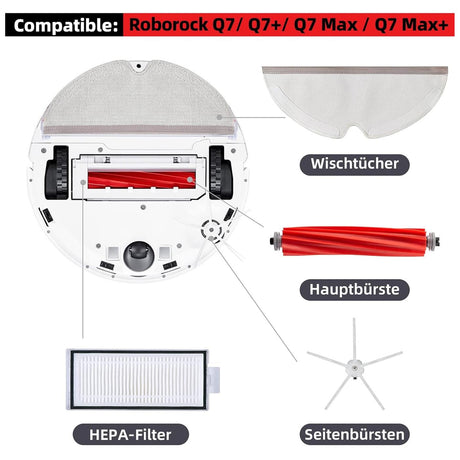 Zubehör-Set 16-teilig für Roborock Q7 / Q7 / Q7 16er Set