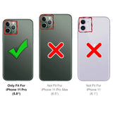 4in1 9H Displayschutz-Set für iPhone 11 Pro, 2x Displayglas und 2x Kameraglas