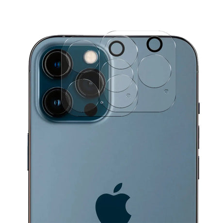 4in1 9H Displayschutz-Set für iPhone 12 Pro, 2x Displayglas und 2x Kameraglas